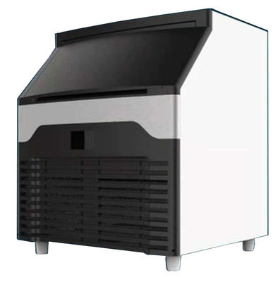 Good price Máquina de hielo refrigerada por aire de acero inoxidable 220V Máquina de hielo comercial de 120 kg para su restaurante de barbacoa en línea
