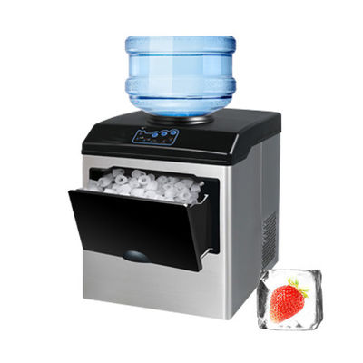 Good price 25 kg Máquina de hacer hielo automática de escritorio pequeña y portátil Negro para negocios y hogares Capacidad de hacer hielo 25 kg/24H en línea
