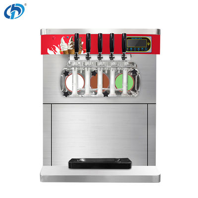 Good price 5 sabores automático de servicio suave de yogur fabricante de helados comerciales ideal para productos comerciales tamaño 635x630x745 mm en línea