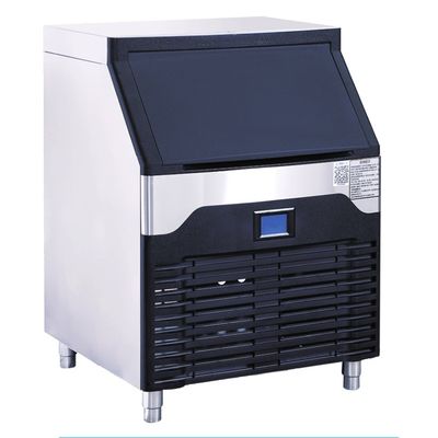 Good price Máquina de cubos de hielo comercial refrigerada por aire de acero inoxidable 90 kg Producción de hielo y 670 * 670 * 865 dimensiones para satisfacer sus necesidades en línea