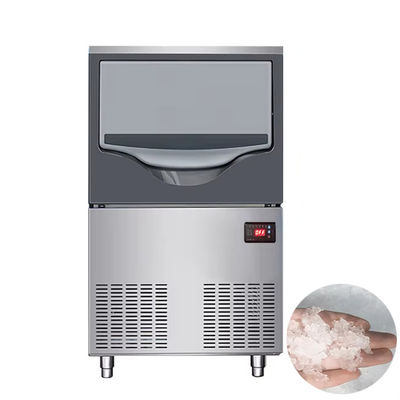 Good price Máquina para hacer bloques de hielo triturado de nieve de hojuelas de hielo de 150 kg Comercial automático para negocios Embalaje de caja corrugada en línea