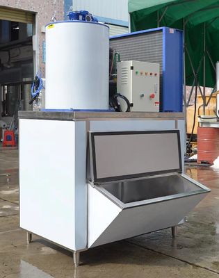 Good price 2500 kg de producción diaria de hielo en escamas para la producción de hielo industrial en una fábrica comercial en línea