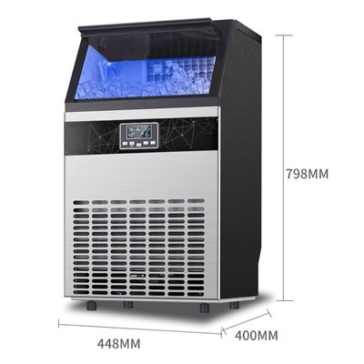 Good price NO Control de la aplicación 60-100 kg Mini máquina de fabricación de hielo comercial para el hogar para la fabricación automática de cubos de hielo agua del grifo o agua embotellada en línea