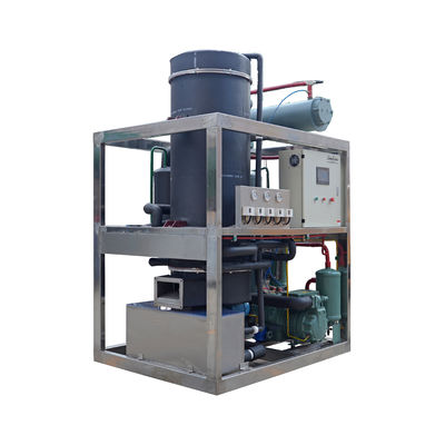 Good price Presión de entrada de agua 0.1MPa-0.5MPa Máquina para hacer hielo industrial para negocios Venta comercial 1 tonelada 1000 kg Fabricante de hielo por tubo en línea