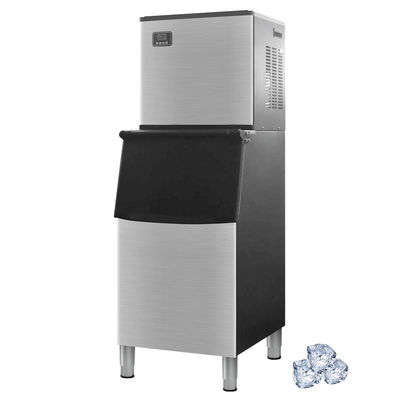 Good price Inglés Lenguaje de operación Bloque comercial de cubo de hielo Fabricación de máquinas automáticas de hielo 350kg Panel de control de touchpad 24h en línea