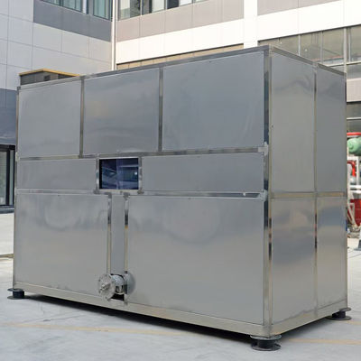 Good price 20.09KW máquina de hielo de potencia de compresor para el comercio e industriales 5 toneladas 5000kg gran fabricante de bloques de cubo de hielo en línea