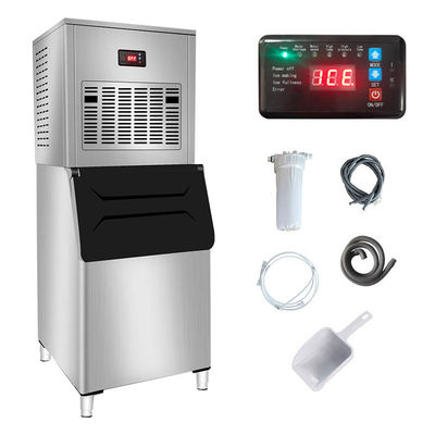 Good price Fabricante de bloques de hielo de copo de nieve de 200 kg Máquina automática de hielo de nieve comercial para empresas Refrigeración de alimentos R404A Acero inoxidable en línea