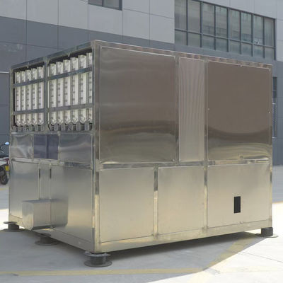 Good price Máquina de fabricación de hielo industrial comercial 5 toneladas 5000kg Gran fabricante de bloques de cubos de hielo para la venta de negocios 20.09KW 3 P / 380 V / 50 Hz en línea