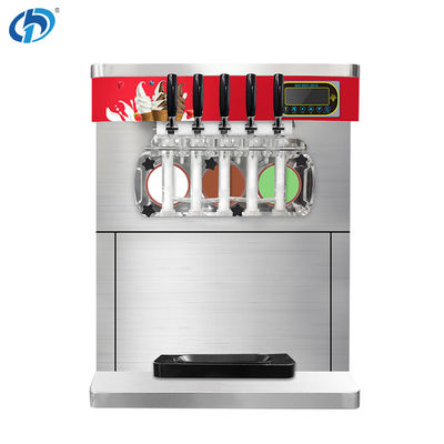 Good price Máquina de helados de servicio suave de 21L 5 sabores Automática de helados de yogur con lenguaje de operación en inglés en línea