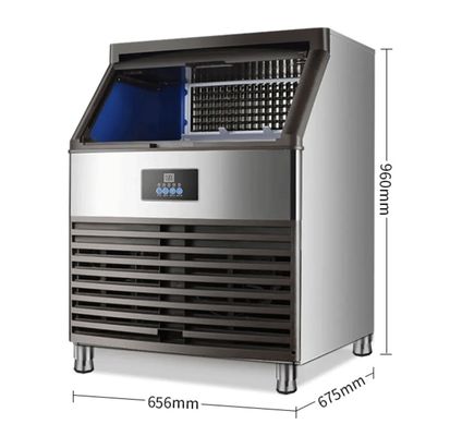 Good price 110V/50Hz 110V/60Hz GK180kg Gran fabricante de hielo comercial con fuente de energía eléctrica y material de acero inoxidable en línea