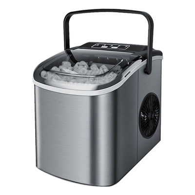 Good price Maquinaria para hacer bloques de hielo de acero inoxidable para el hogar para uso comercial Pequeña mini máquina automática portátil de escritorio para hacer bloques de hielo de nugget 7 kg en línea