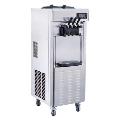Good price 110-220V/50-60Hz Máquina para hacer helados de servicio suave 3 sabores Máquinas para hacer helados comerciales para tiendas de alimentos y bebidas en línea