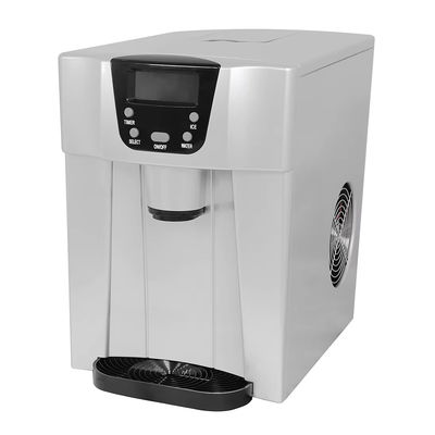 Good price 20 kg máquina de hielo de bala pequeño fabricante de hielo para el hogar máquina de hielo comercial para negocios automático 2 en 1 dispensador de agua en línea