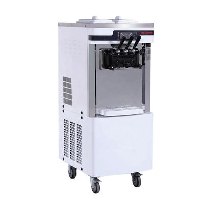 Good price Venta al aire libre Máquina automática de helados de acero inoxidable de servicio blando con tres sabores en línea