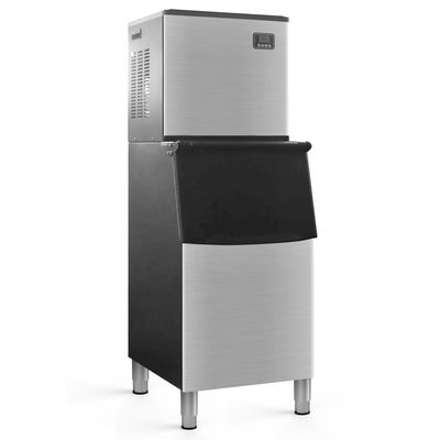 Good price Inglés Lenguaje de operación Máquina de hacer bloques de cubo de hielo 350kg Máquina automática de hacer hielo de acero inoxidable para negocios en línea
