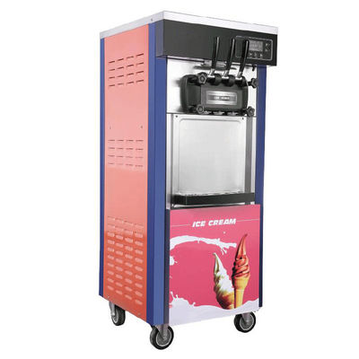 Good price Hotel Soft Serve Ice Cream Maker 22-28L/H Automático 3 sabores Máquina de helado comercial para negocios Yogur Cones Hotel en línea